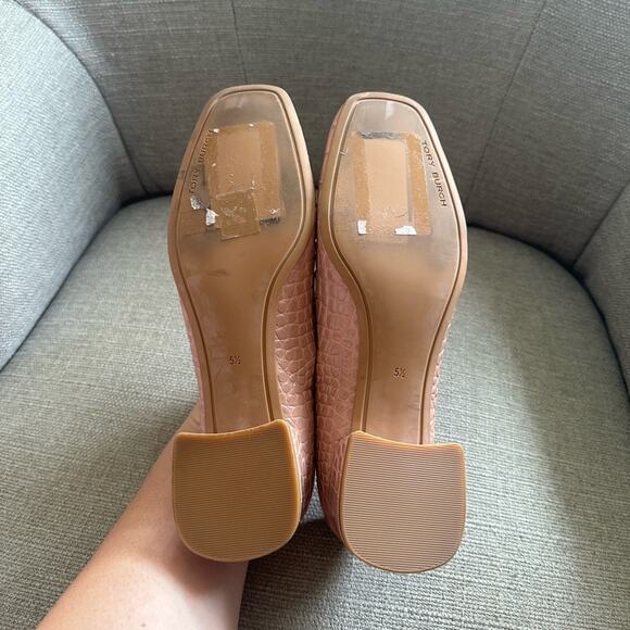 NWOT: Tory Burch Georgia Snake Skin Pump - Picture 9 of 9